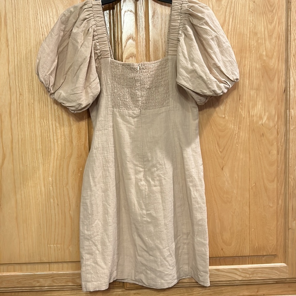 SNDYS Tuscany Linen Dress in Oat - Picture 9 of 10